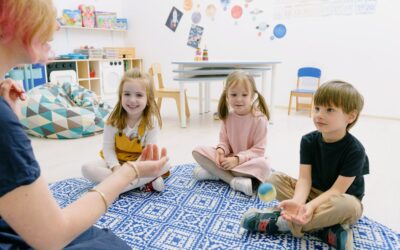 Kids at a daycare center
