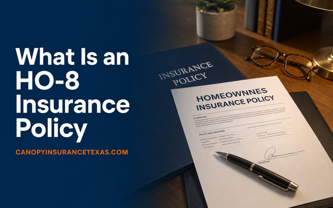 What Is an HO-8 Insurance Policy in Texas