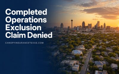 Completed Operations Claim Denied in Texas: Why It Happens and What to Do