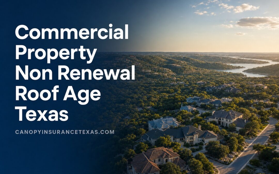 Commercial Property Non-Renewal Over Roof Age in Texas