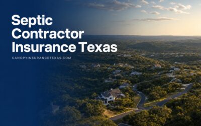 Septic Contractor Insurance in Texas