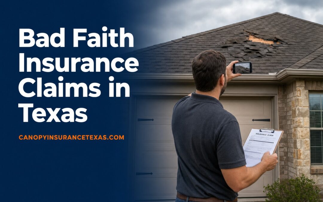 Bad Faith Insurance Claims in Texas: What It Means When Your Carrier Won’t Pay